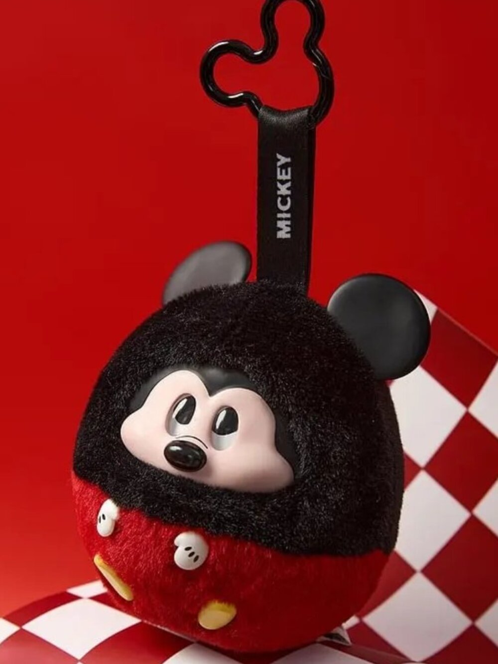MINISO Disney Mickey Mouse Fun Crash Plush Pendant - Original Taste Mickey